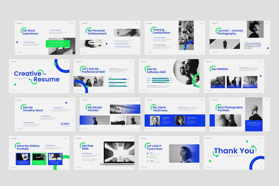 简历PPT模板 (PPTX)