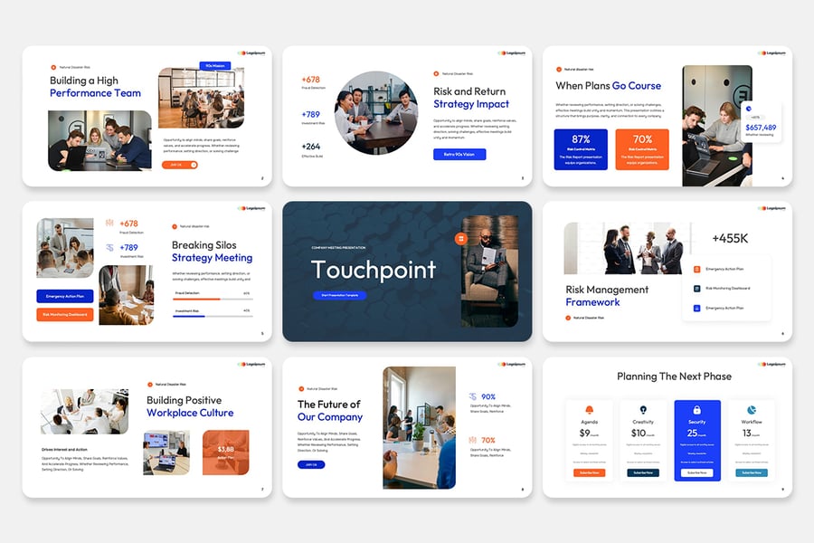 公司会议PPT模板 (PPTX)