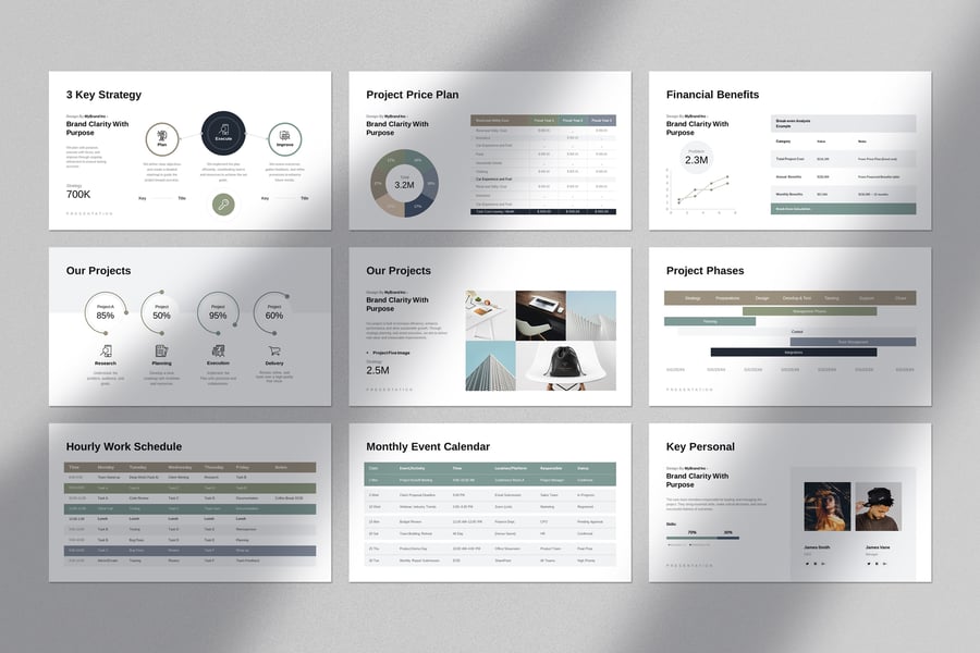 业务项目提案PPT模板 (PPTX)