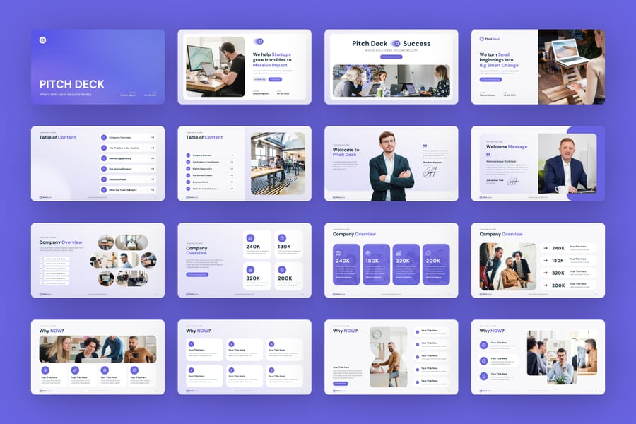 商业路演PPT模板 (PPTX)