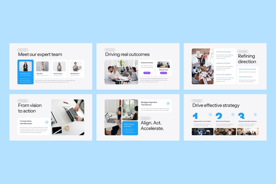 计划战略PPT模板 (PPTX)