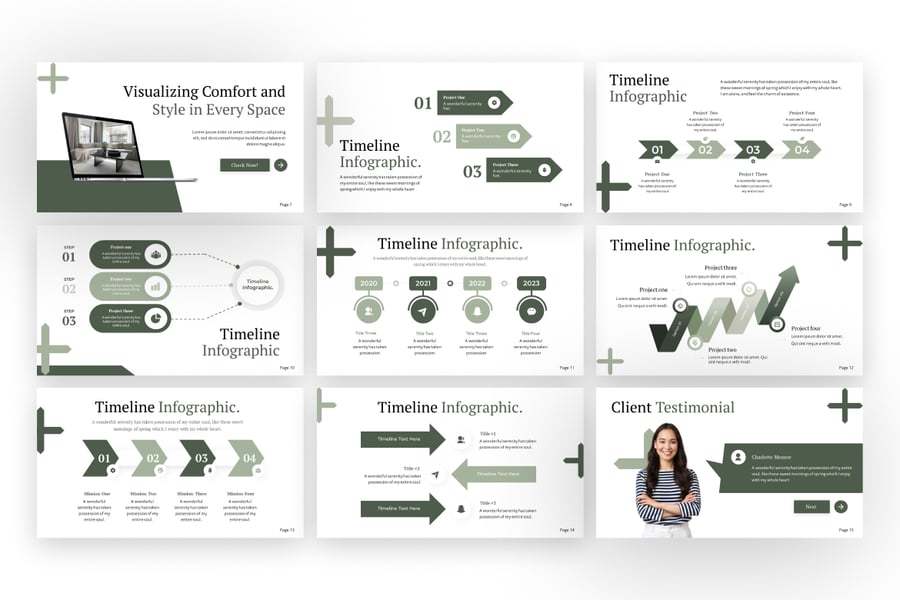 家庭内部活动PPT模板 (PPTX)