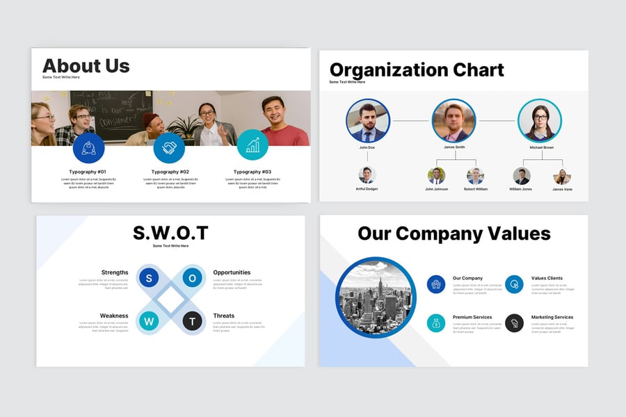 项目路演模板PPT模板 (PPTX)