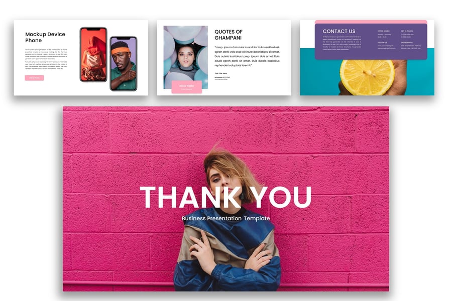 创意业务PPT模板 (PPTX)