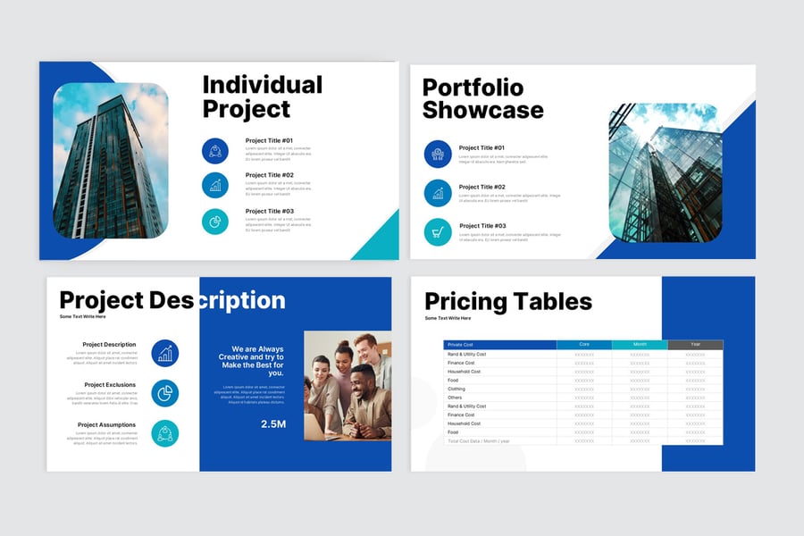 项目路演模板PPT模板 (PPTX)