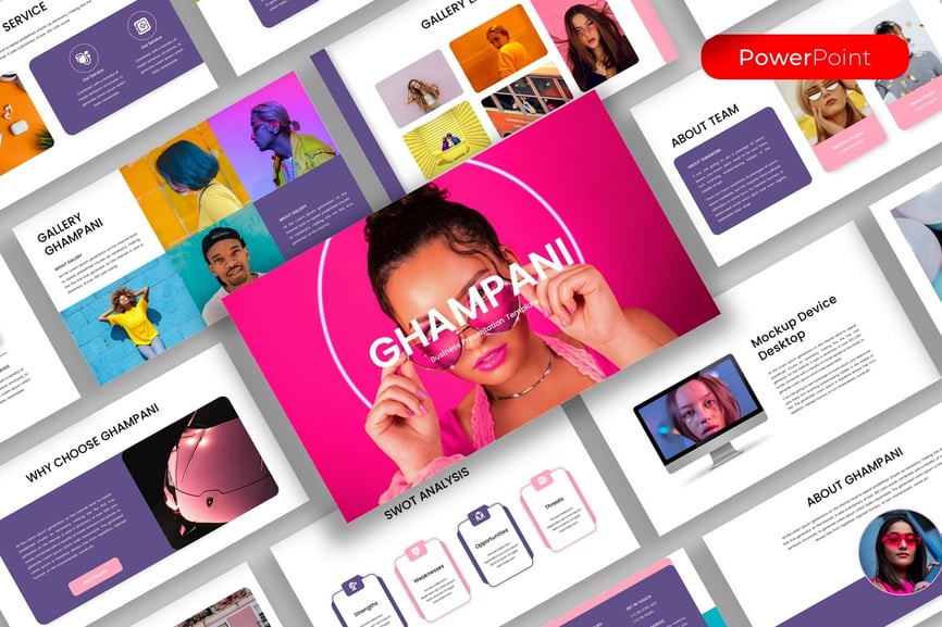 创意业务PPT模板 (PPTX)