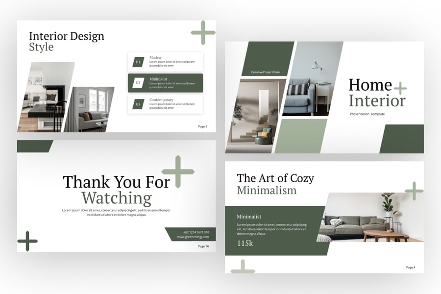 家庭内部活动PPT模板 (PPTX)