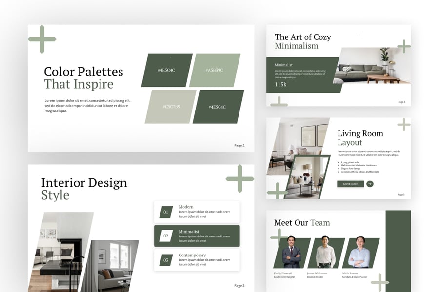 家庭内部活动PPT模板 (PPTX)