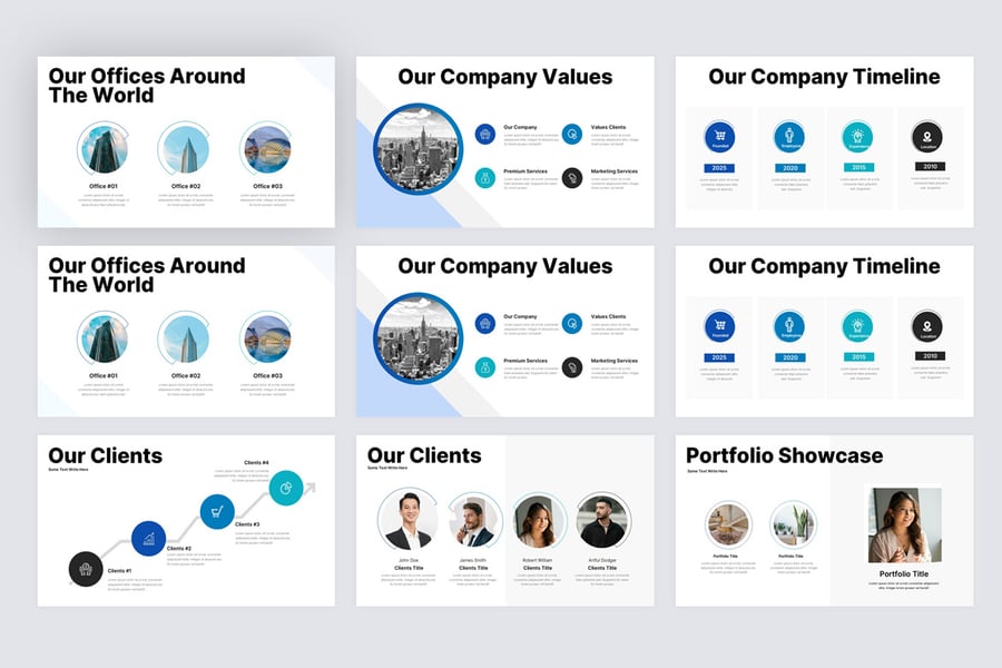 项目路演模板PPT模板 (PPTX)