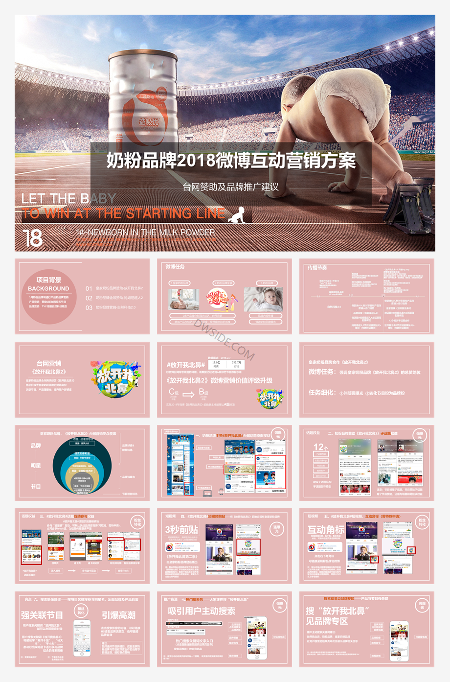2018奶粉品牌微博互动营销方案.pptx