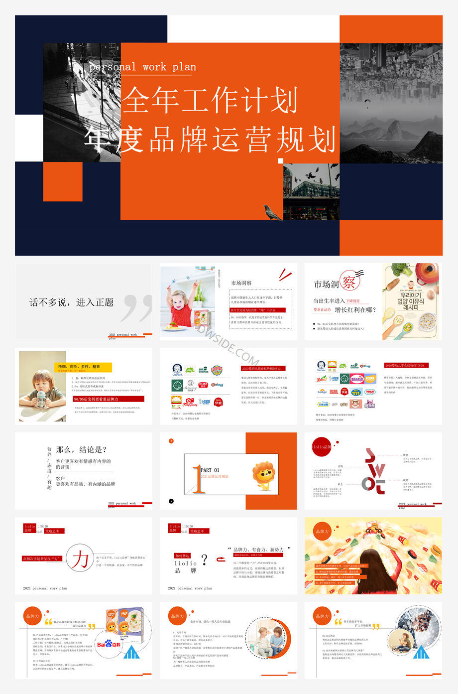 LioLio婴儿食品市场部全年规划方案.pptx