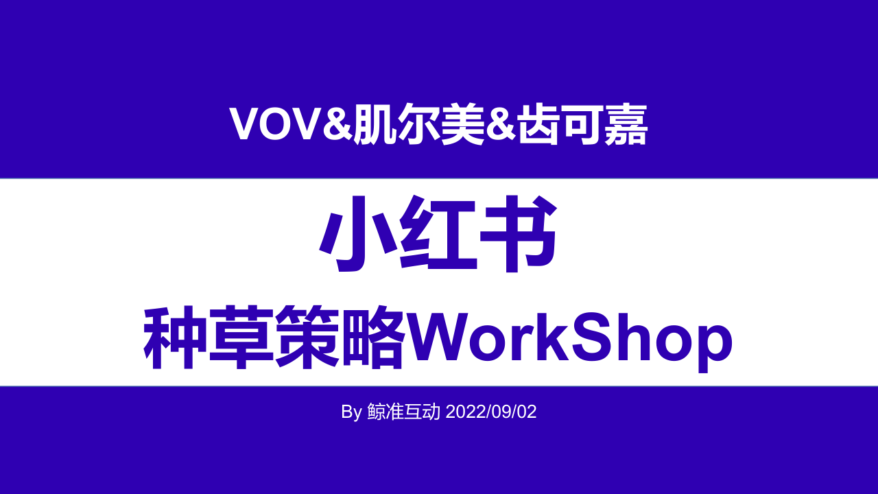 VOV&肌尔美&齿可嘉小红书传播策略Demo（鲸准互动）.pdf