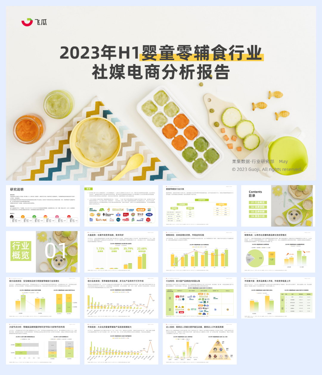 果集行研：2023年H1婴童零辅食行业社媒电商分析报告.pdf