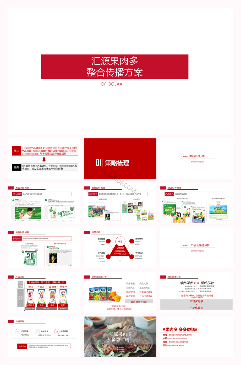 汇源果肉多2017年整合营销方案0406.pptx