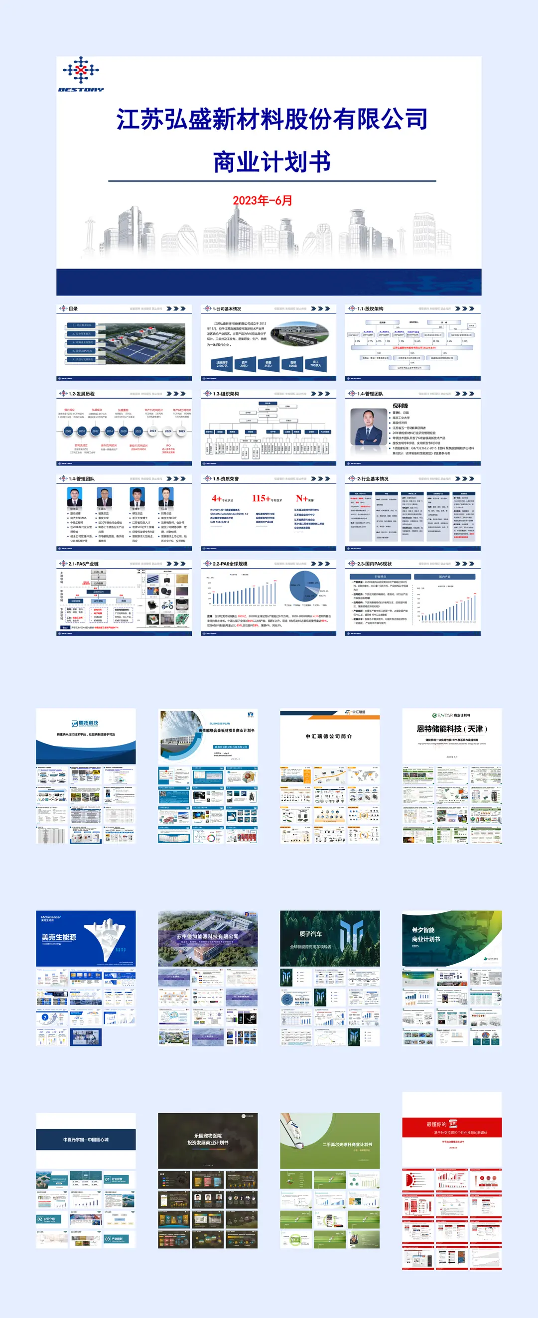 50+份商业计划书PPT灵感案例大揭秘