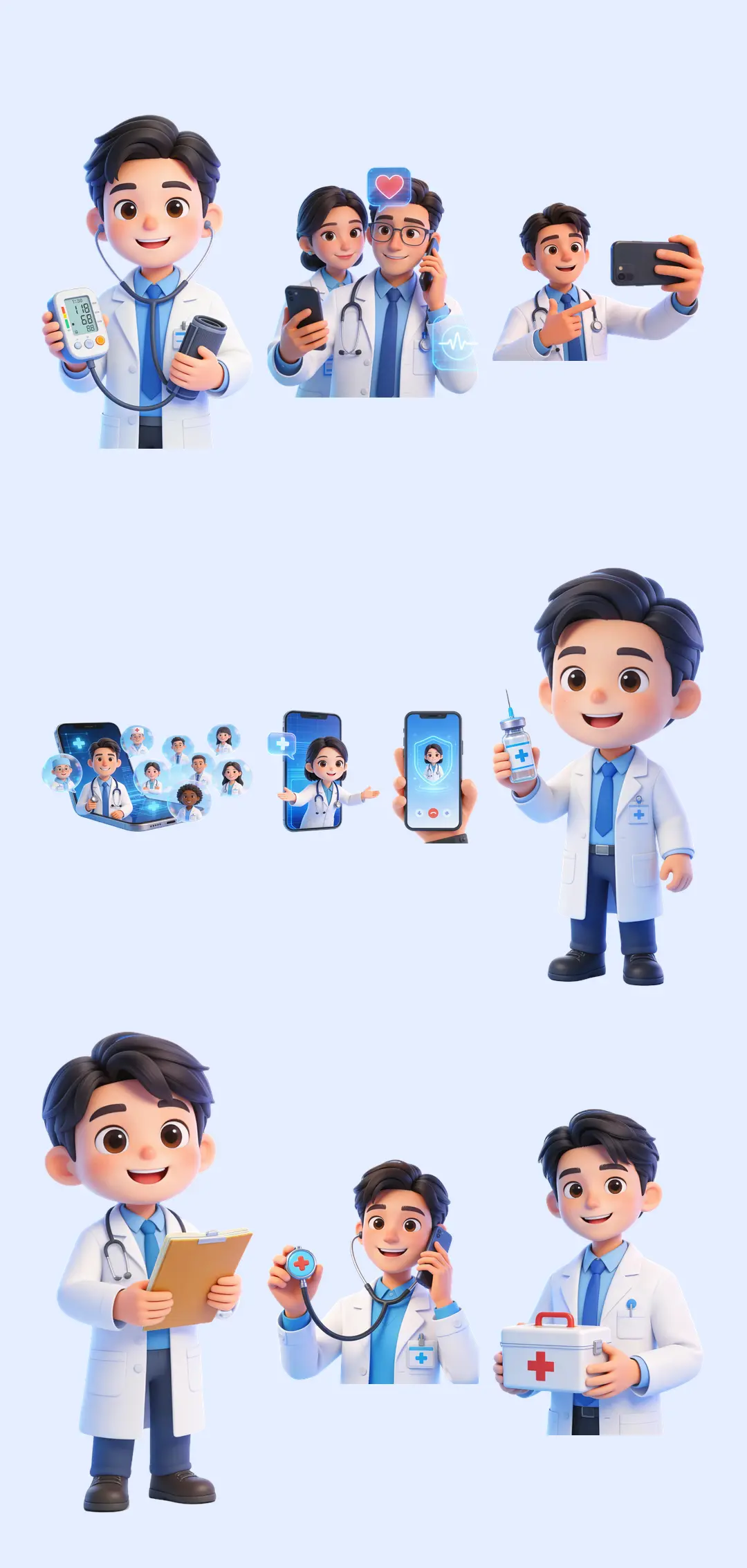 40张高清可商用线上医疗素材【SY17】