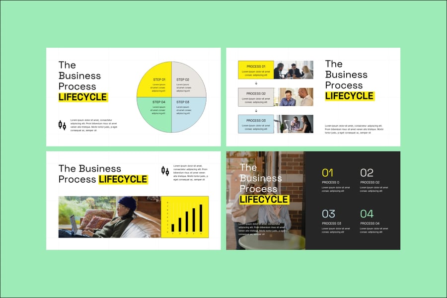 过程流PPT模板 (PPTX)