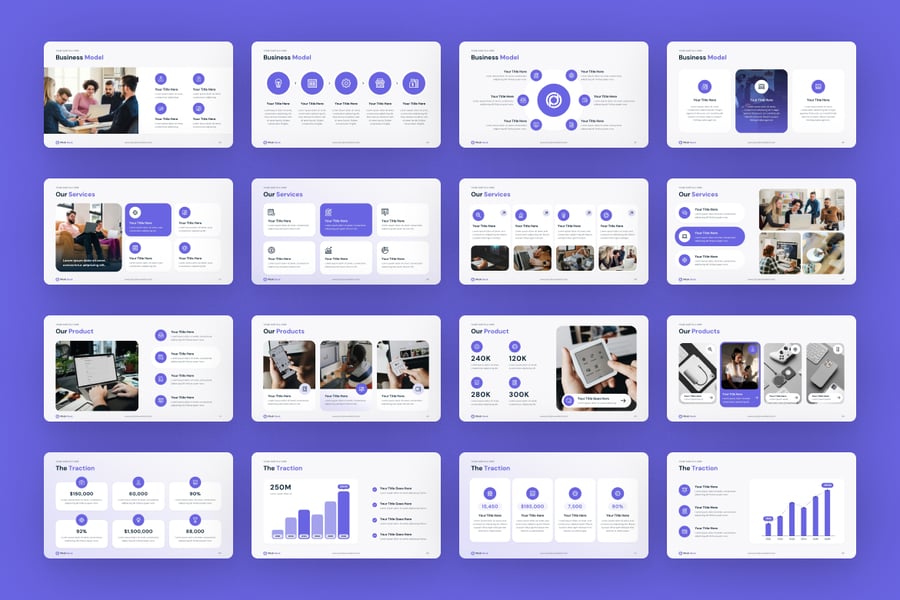 路演PPT模板 (PPTX)