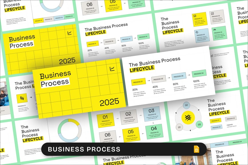 过程流PPT模板 (PPTX)