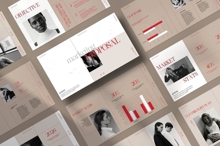 营销建议PPT模板 (PPTX)