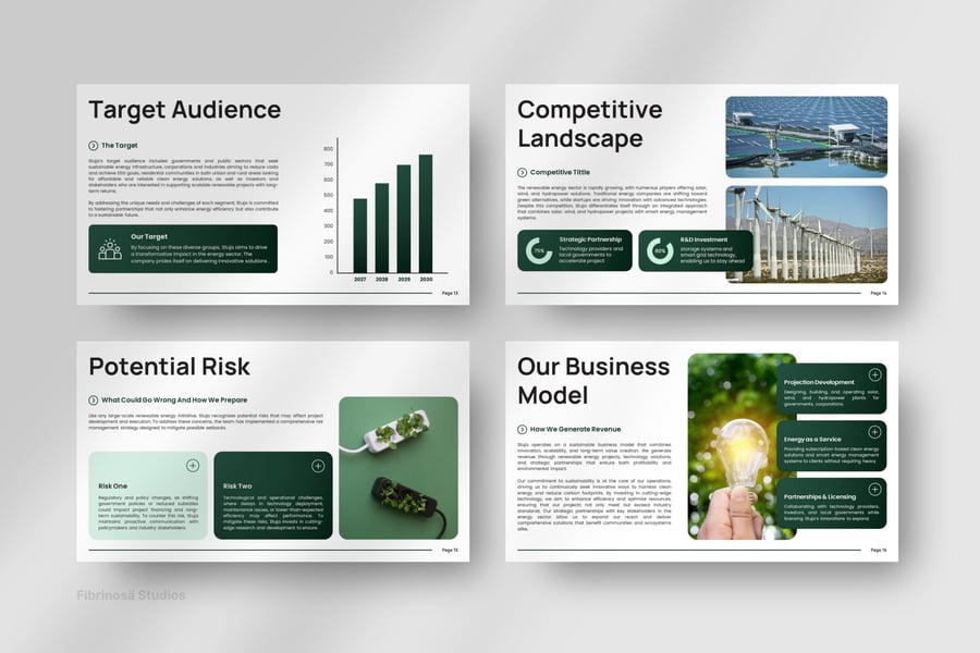 可再生能源介绍PPT模板 (PPTX)