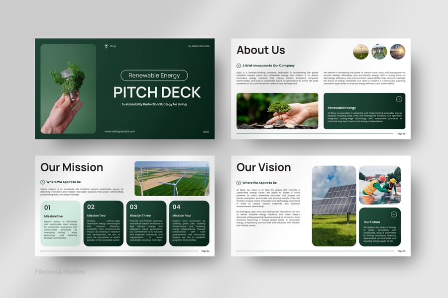 可再生能源介绍PPT模板 (PPTX)