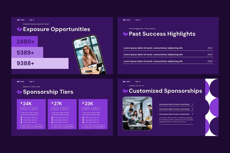 赞助推销PPT模板 (PPTX)