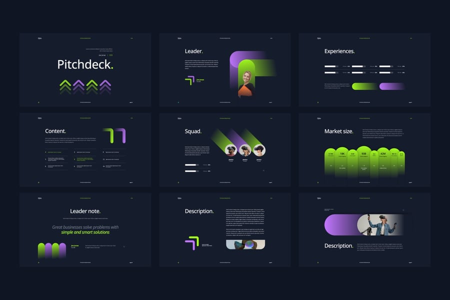 时尚高端项目介绍PPT模板 (PPTX)