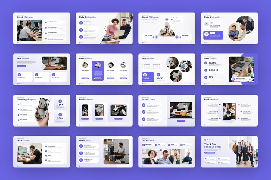 路演PPT模板 (PPTX)