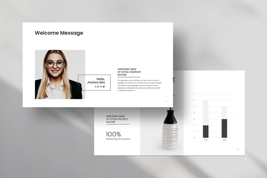 极简主义设计师必备PPT模板 (PPTX)