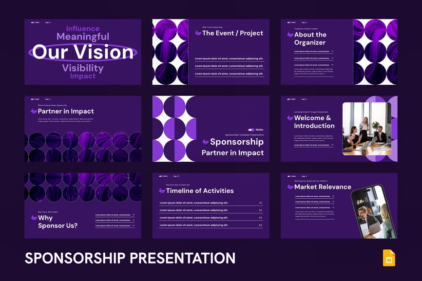 赞助推销PPT模板 (PPTX)