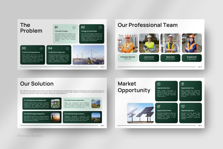 可再生能源项目介绍PPT模板 (PPTX)