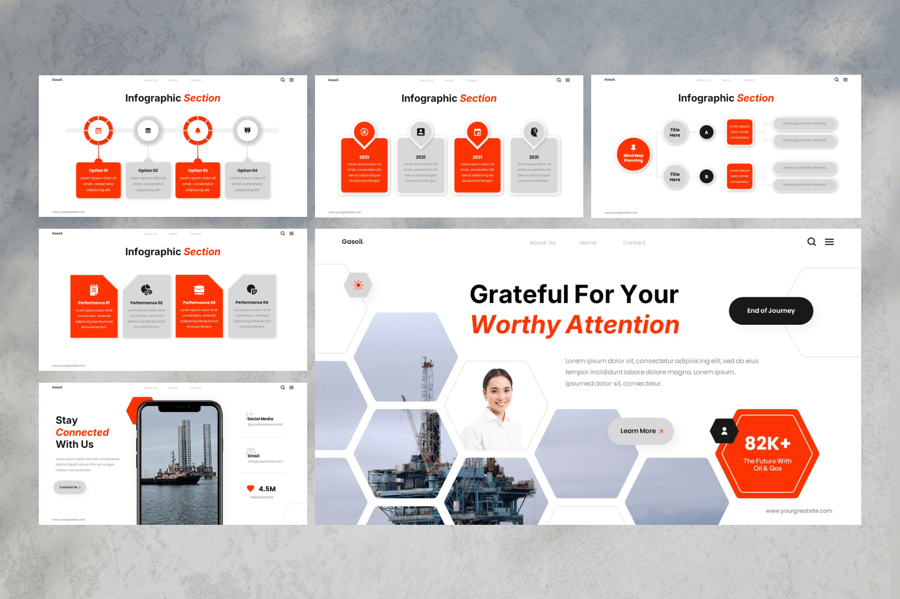 石油和天然气行业主题演讲模板