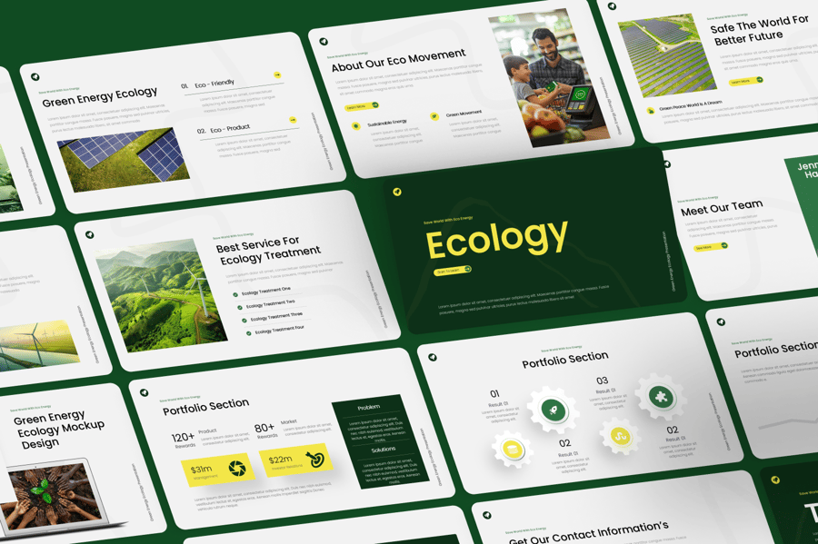 生态环境PPT模板 (PPTX)