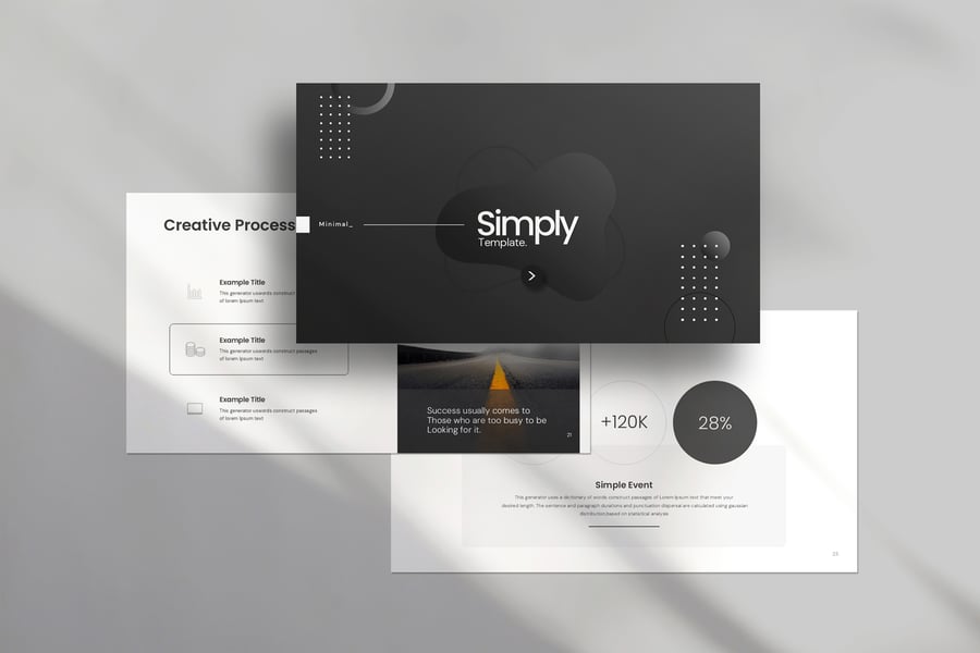 极简主义设计师必备PPT模板 (PPTX)