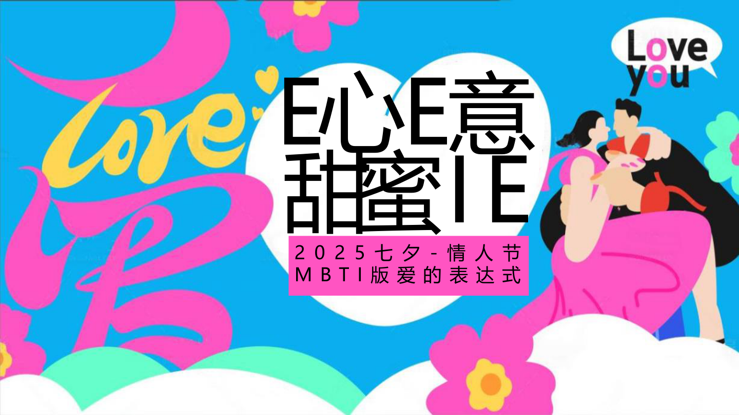 2025七夕情人节mbti版爱的表达式（E心E意 甜蜜IE主题）活动策划方案-63P.pptx