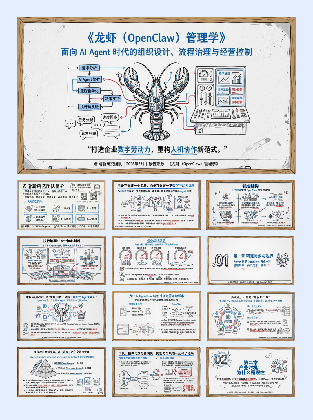清新研究_龙虾（OpenClaw）管理学：面向AI Agent时代的组织设计、流程治理与经营控制.pdf