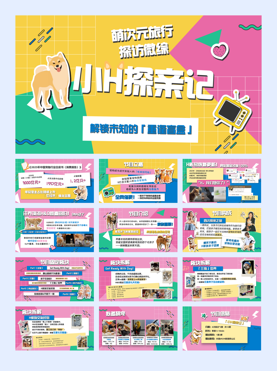 抖音向往的生活IP小H探亲记招商方案.pdf