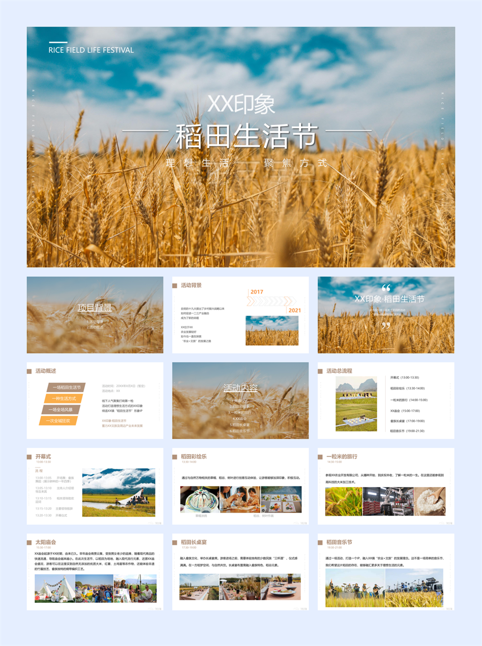 稻田生活节活动方案.pptx