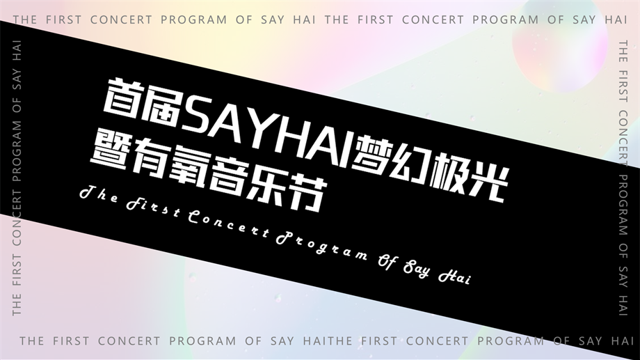 首届SAYHAI梦幻极光暨有氧音乐节活动策划方案.pptx