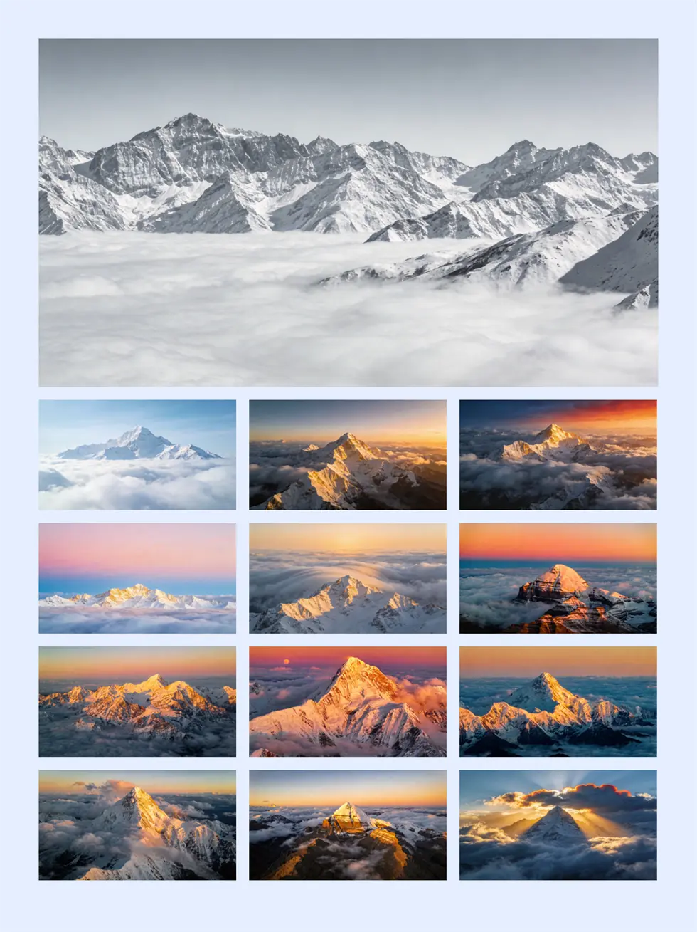 用AI自动做了100张山峰，全部免费下载！【SY18】