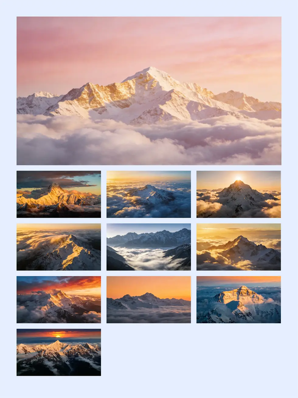 用AI自动做了100张山峰,全部免费下载!【SY18】