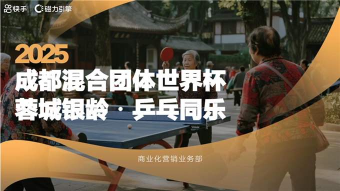 快手2025成都混合团体世界杯老人乒乓赛招商方案.pptx