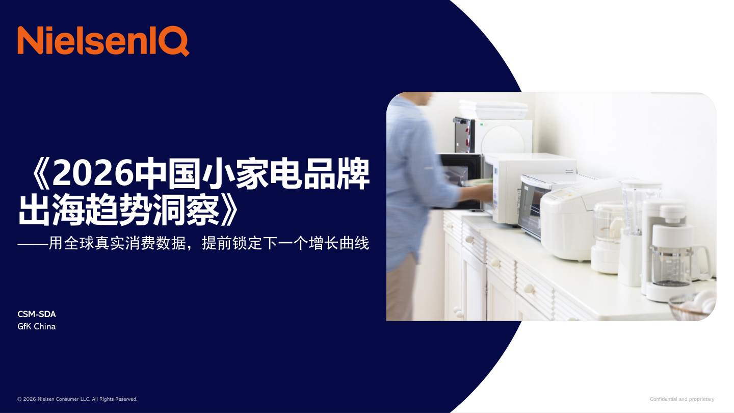 2026年中国小家电品牌出海趋势洞察报告.pdf