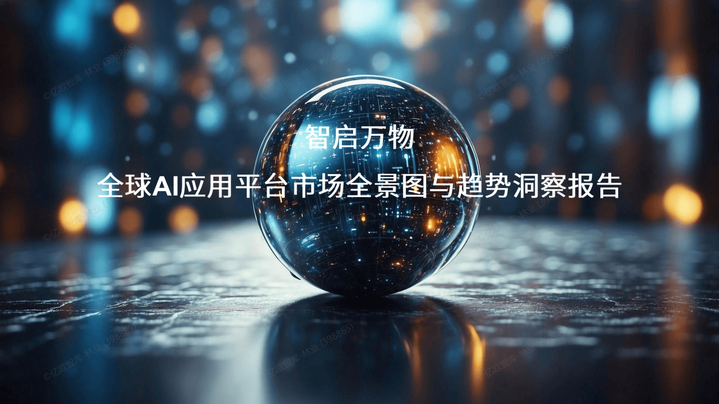 全球AI应用平台市场全景图与趋势洞察报告-亿欧智库-2025-40页.pdf