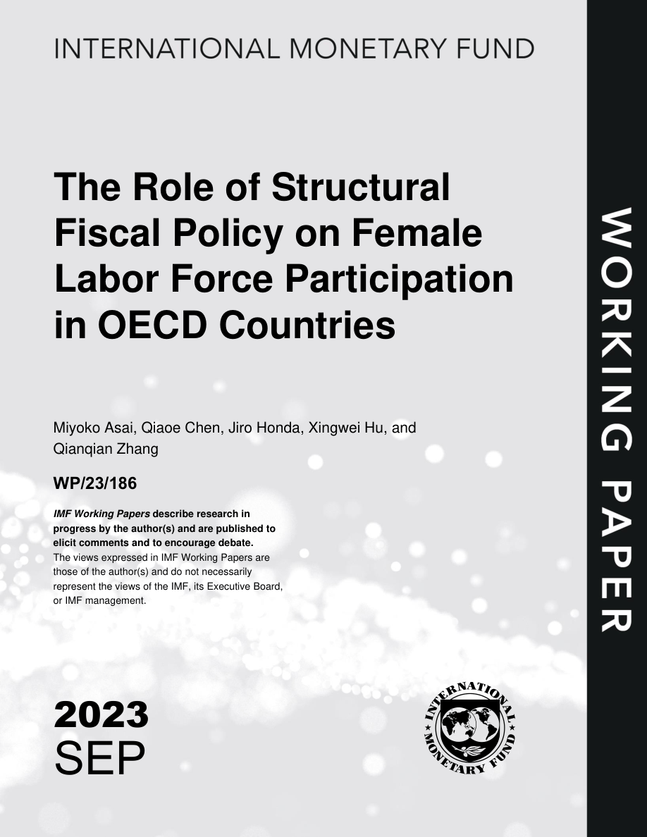 IMF-结构性财政政策对经合组织国家女性劳动力参与的作用（英）-2023.9-51页.pdf