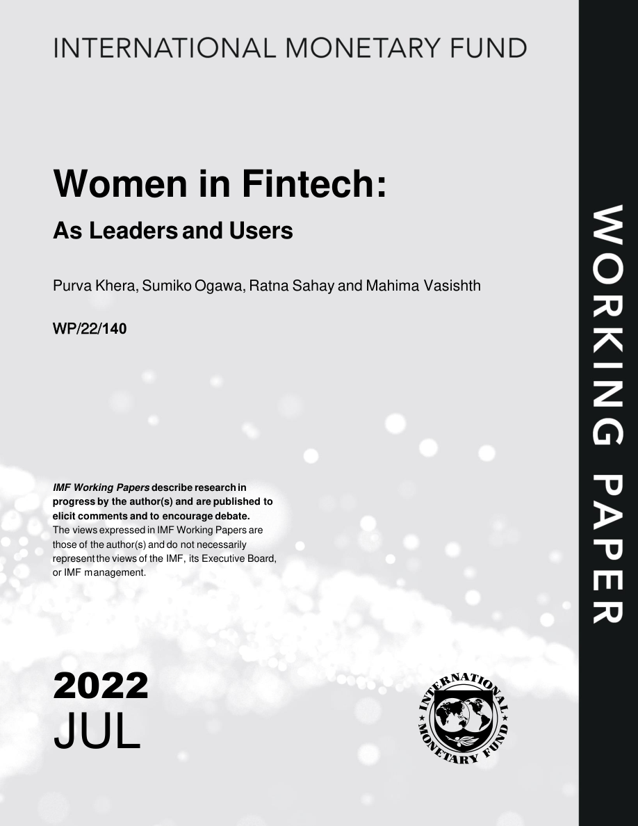 IMF-金融科技领域的女性：作为领导者和用户（英）-2022.7-30页.pdf