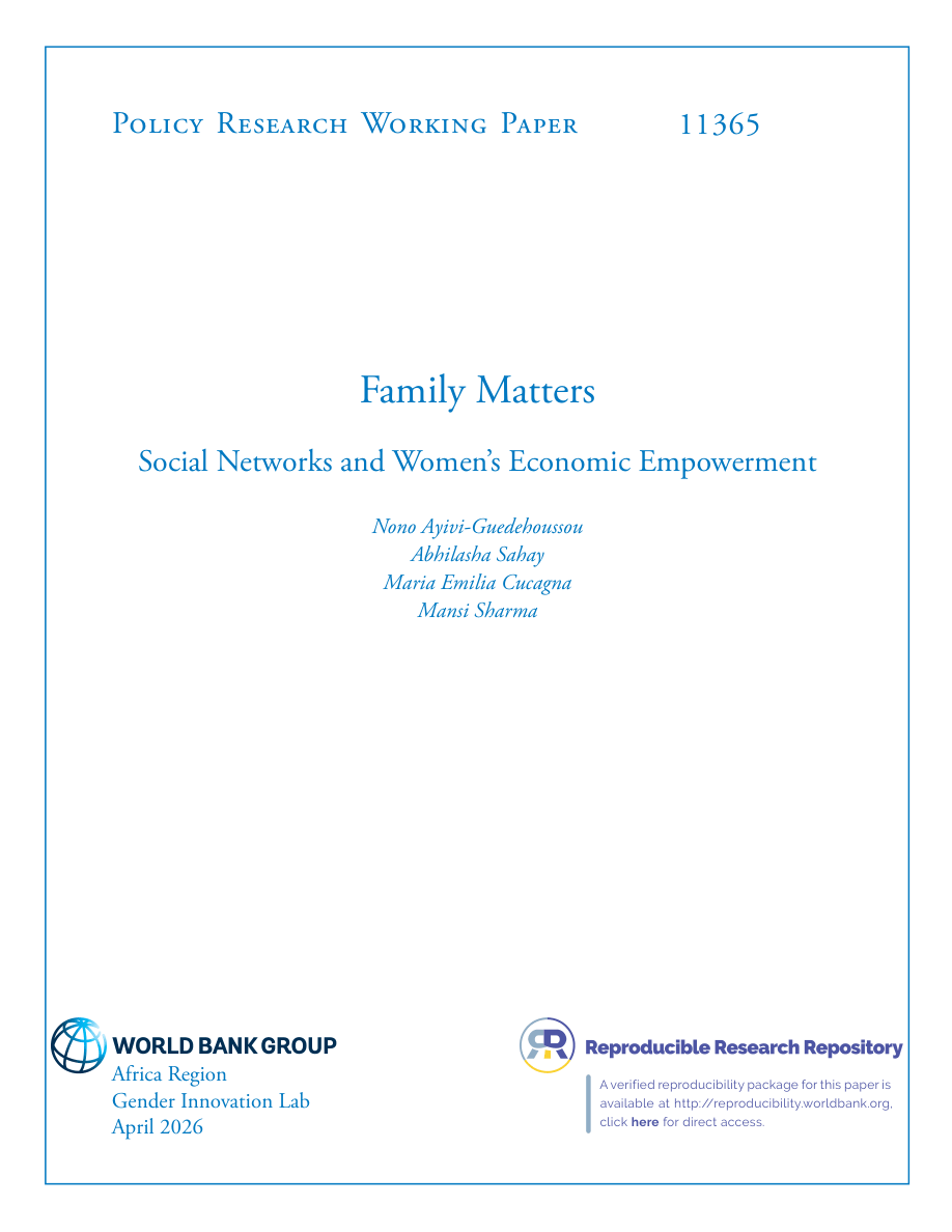 世界银行-家庭事务：社会网络与女性经济赋权（英）-2026.4-42页.pdf