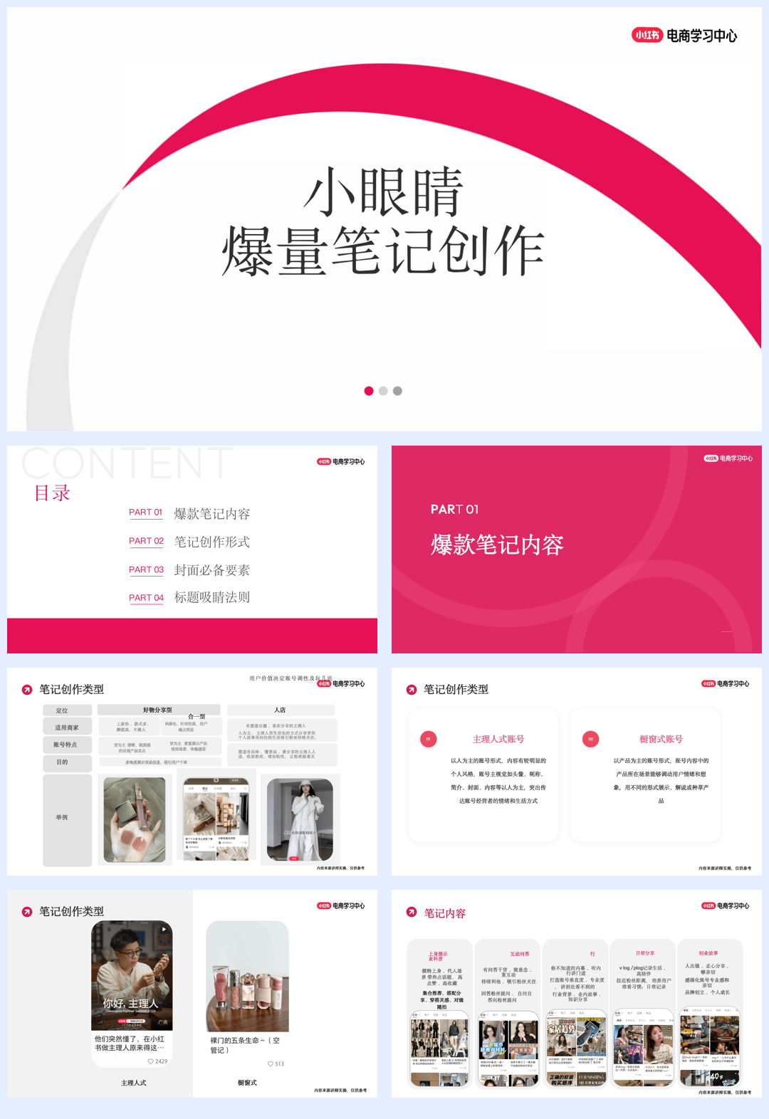 小红书新商入门：小眼睛爆量的笔记创作技巧-37页.pdf