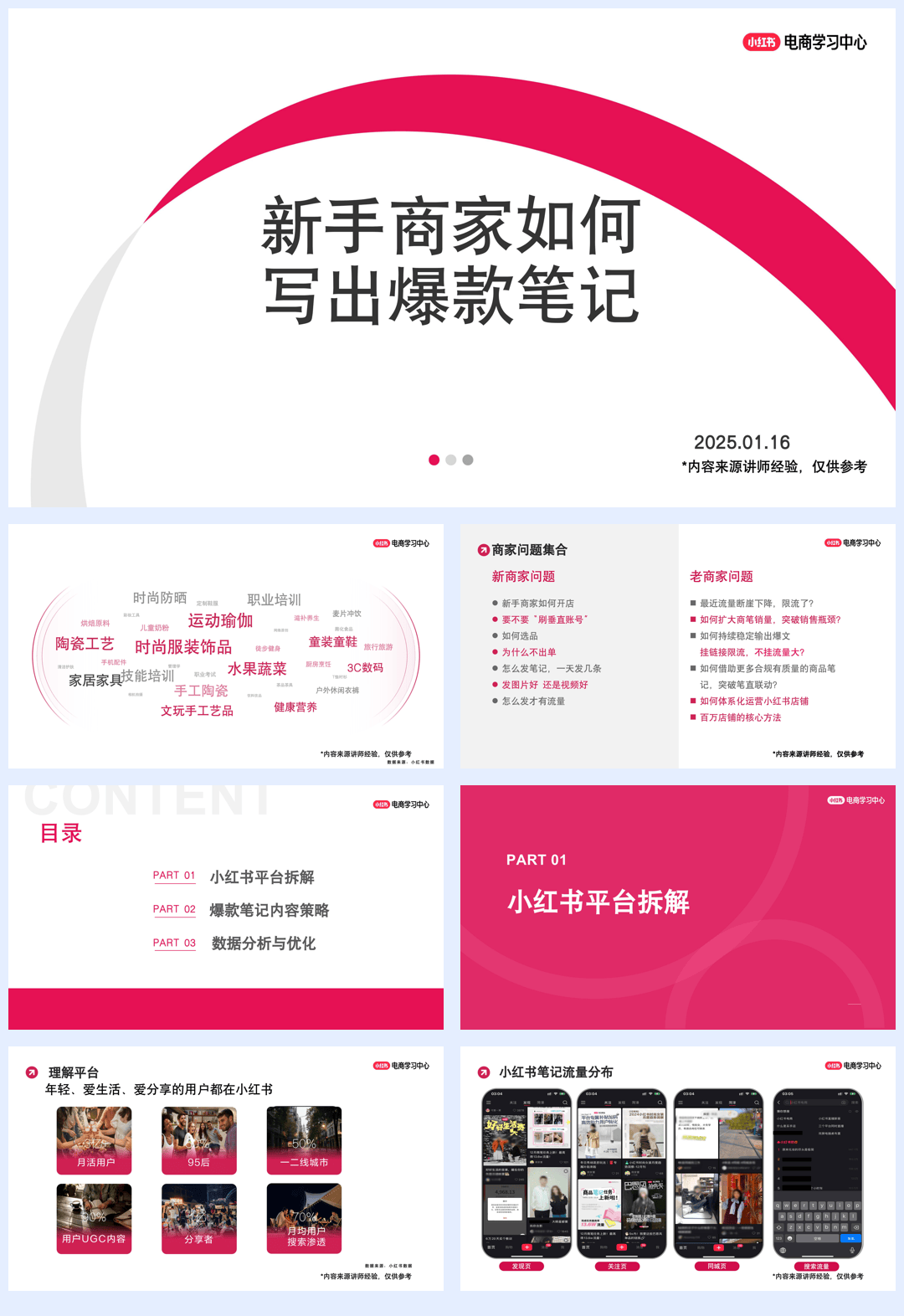 小红书运营：2025年新手商家如何写出爆款笔记-41页.pdf